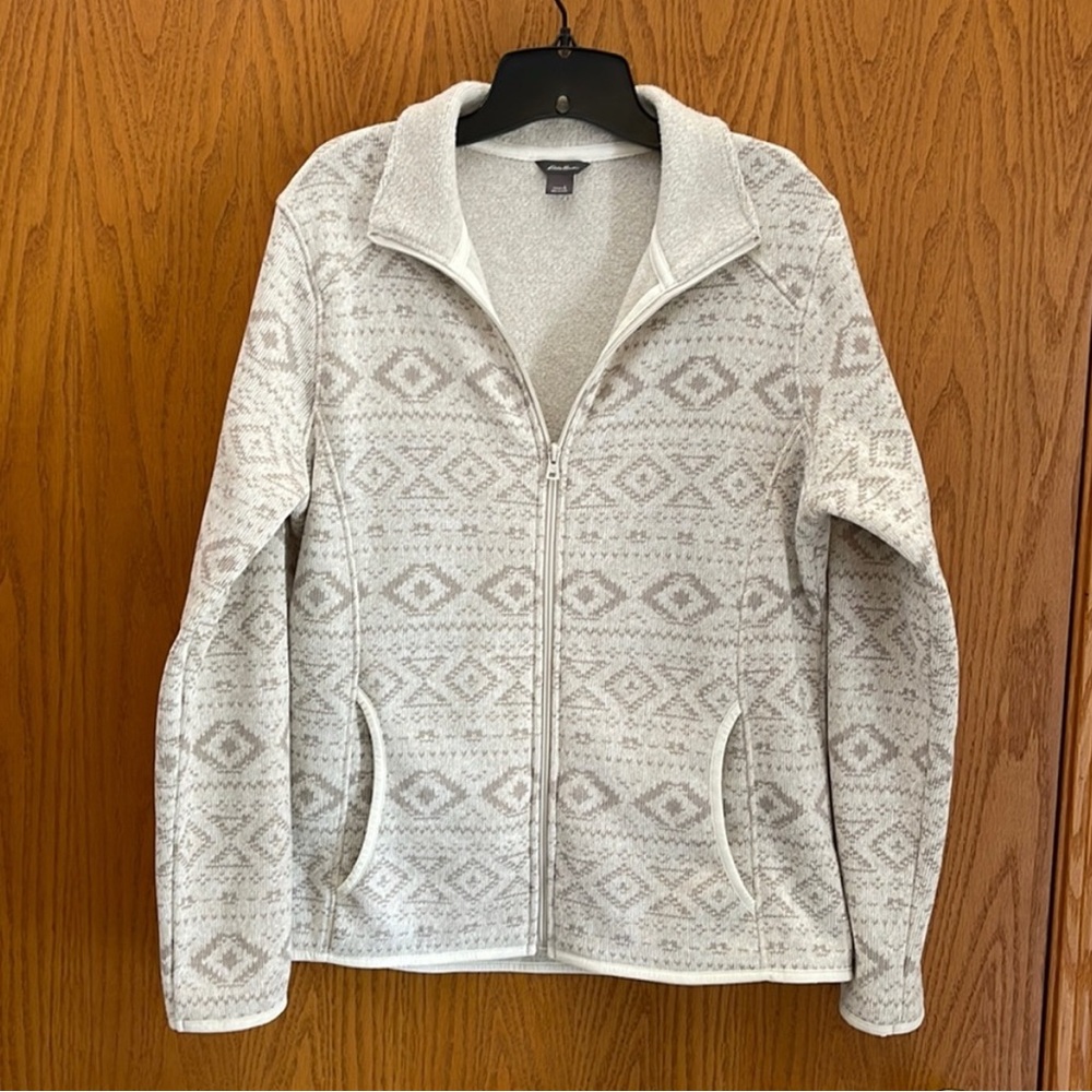 Eddie Bauer Aztec Zip Up Sweater‎ Jacket  - Women's XS